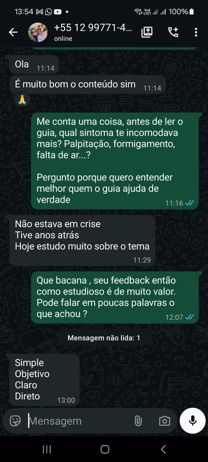 Depoimento 1